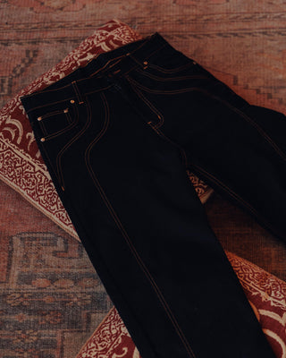 "SAFAR"/ "سفر" MINIMAL DENIM JEANS