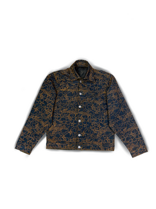 "KHWABON KA SAFAR"/ "خوابوں کا سفر" DENIM JACKET