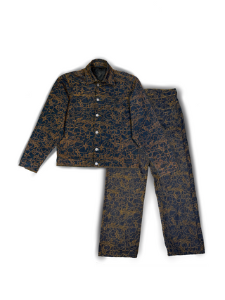 "KHWABON KA SAFAR"/ "خوابوں کا سفر" FULL DENIM SET