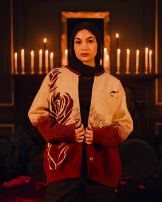 "Yaadgar" / "یادگار" Knitted Button Up Cardigan