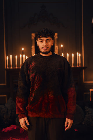 "Rui Jaisa Pyaar"/"روئی جیسا پیار" - (A love like Cotton Wool) Mohair Crewneck