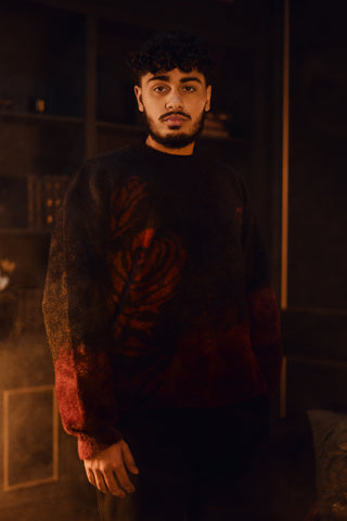"Rui Jaisa Pyaar"/"روئی جیسا پیار" - (A love like Cotton Wool) Mohair Crewneck