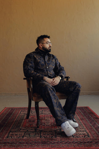 "KHWABON KA SAFAR"/ "خوابوں کا سفر" DENIM JACKET