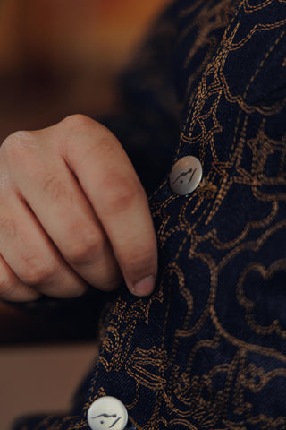 "KHWABON KA SAFAR"/ "خوابوں کا سفر" DENIM JACKET