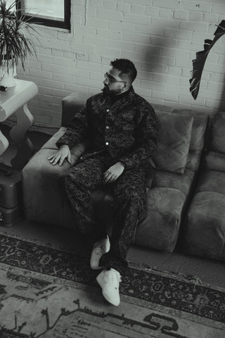 "KHWABON KA SAFAR"/ "خوابوں کا سفر" DENIM JACKET